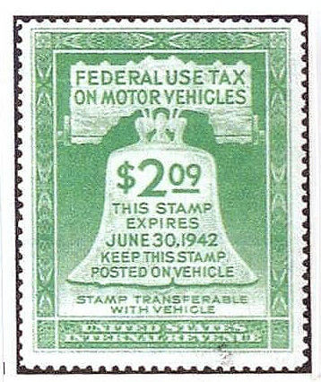 (image for) 1942 US Federal Gas Ration Stamp